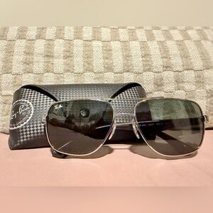 Ray-Ban RB3483 004/71 Navigator Sunglasses Gunmetal Black - Case Included!